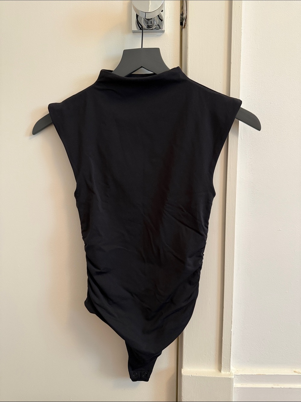 Aritzia Black High-Neck Sleeveless Bodysuit (never worn)